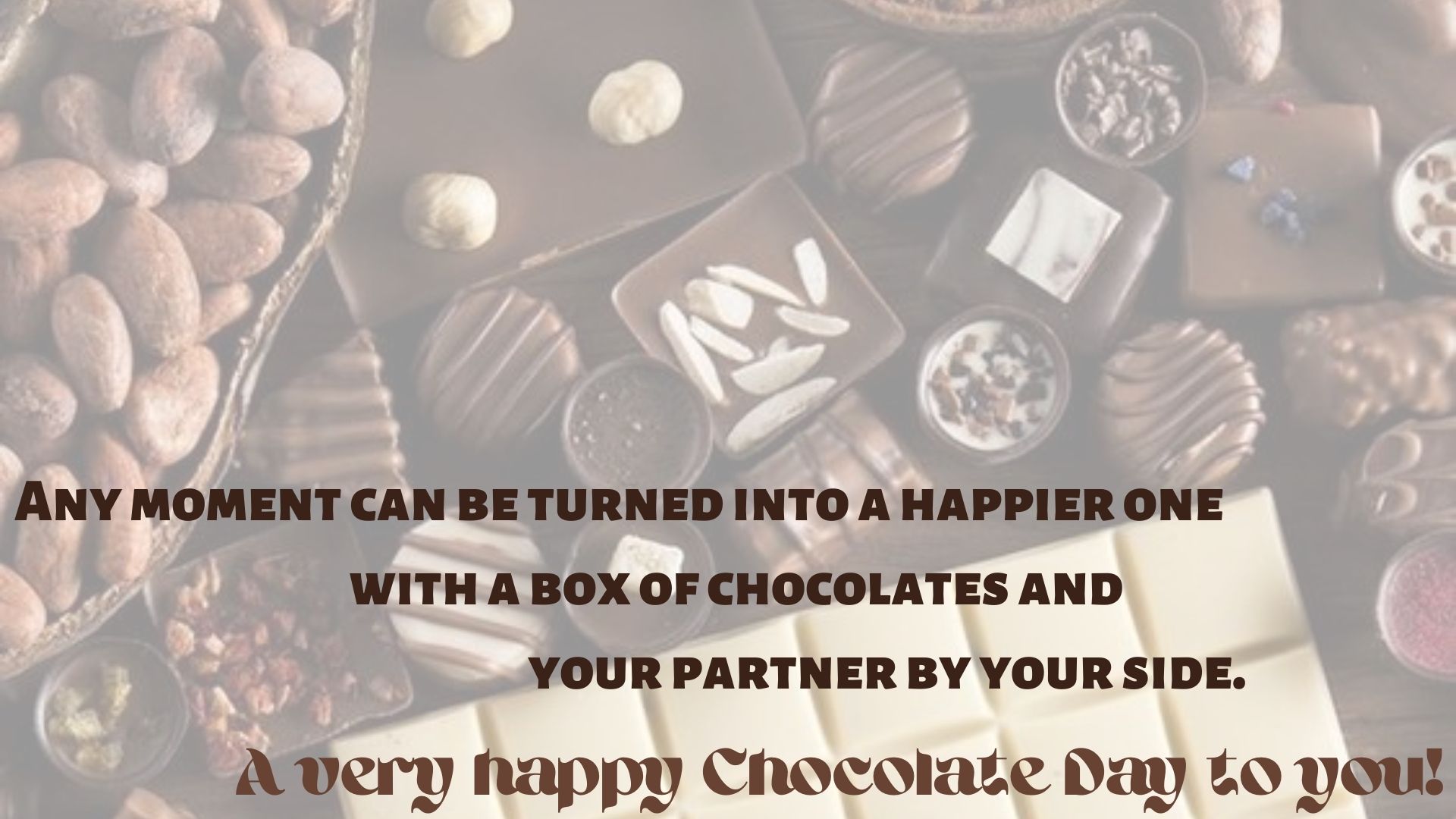 chocolate day quotes for gf